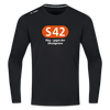 S42 - Männer Sport Langamshirt - Schwarz