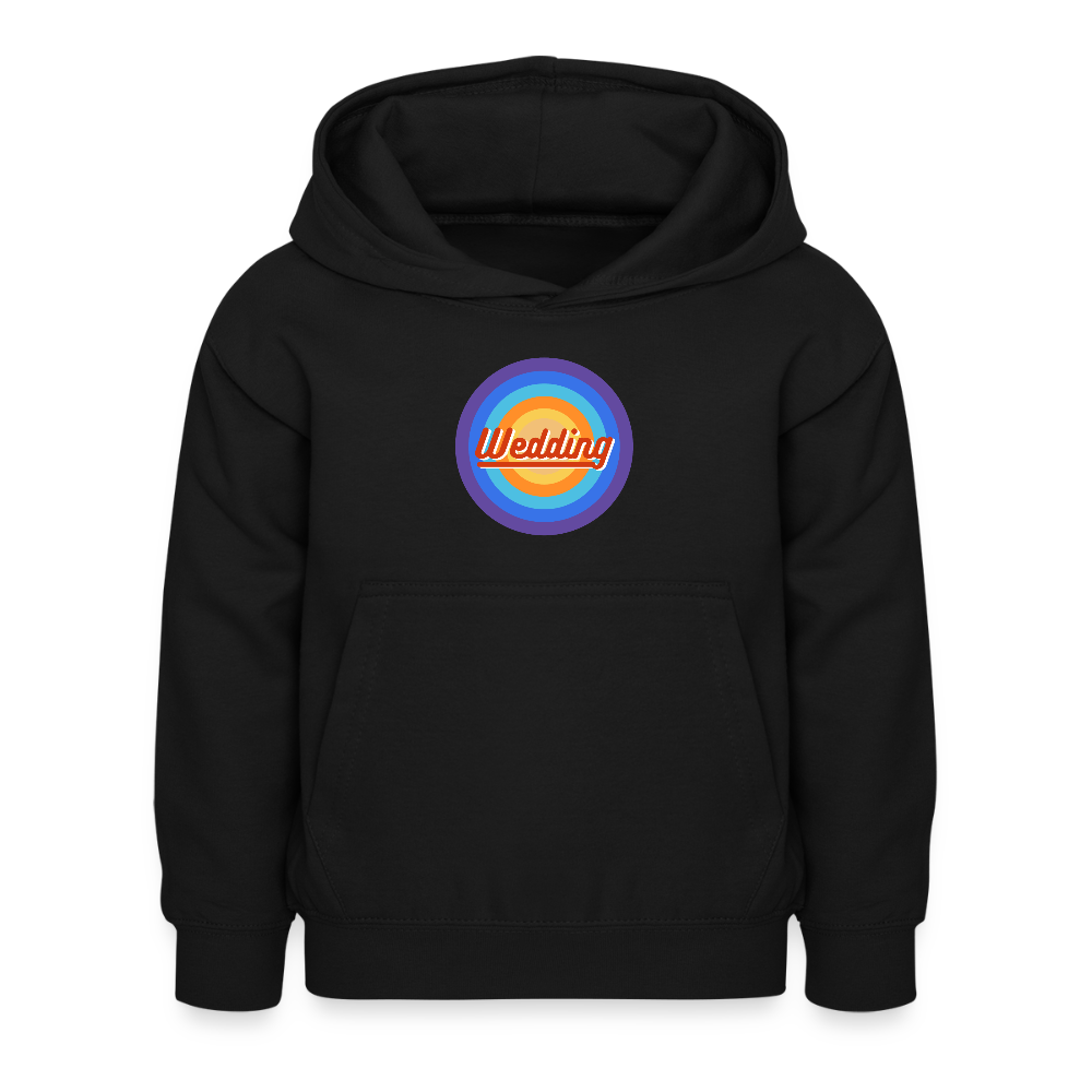 Wedding Retro - Kinder Hoodie - Schwarz