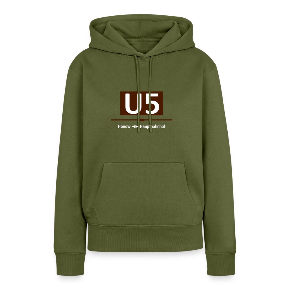 U5 - Frauen Premium Hoodie - Khaki