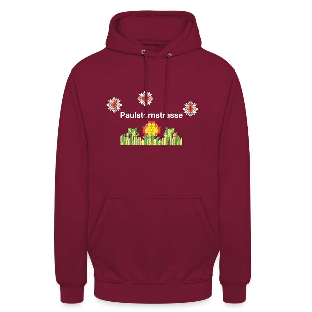 Paulsternstrasse - Unisex Hoodie - Bordeaux