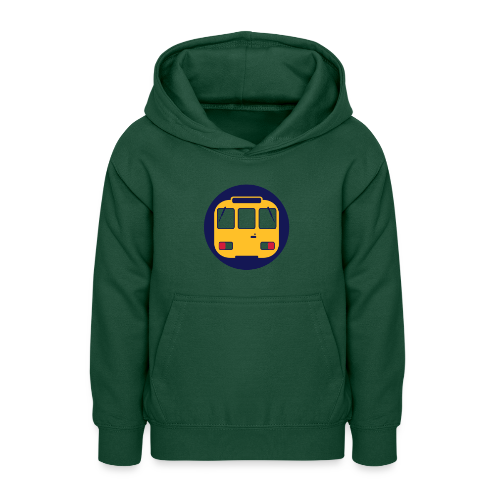 U-Bahntunnel - Teenager Hoodie - Flaschengrün