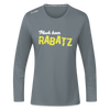 Mach keen Rabatz - Frauen Sport Langarmshirt - Grau