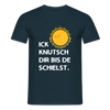 Ick knutsch dir Sonne! - Männer Premium T-Shirt - Navy