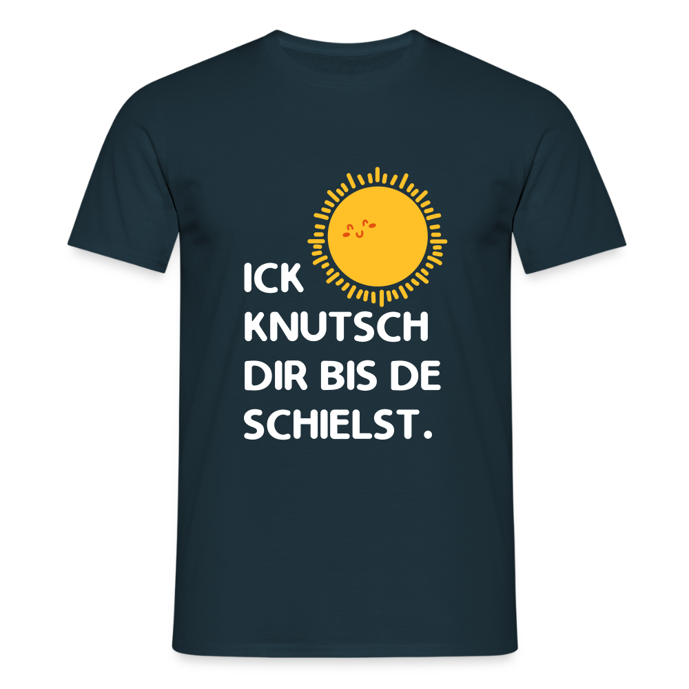 Ick knutsch dir Sonne! - Männer Premium T-Shirt - Navy