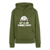 Dit is mir Schnurz Piepe - Frauen Premium Hoodie - Khaki