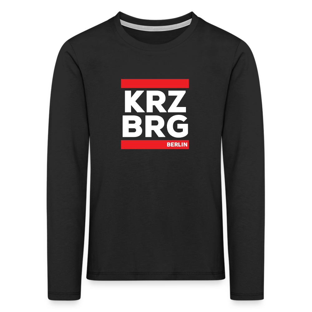 KRZBRG - Kinder Langarmshirt - Schwarz