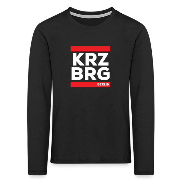 KRZBRG - Kinder Langarmshirt - Schwarz
