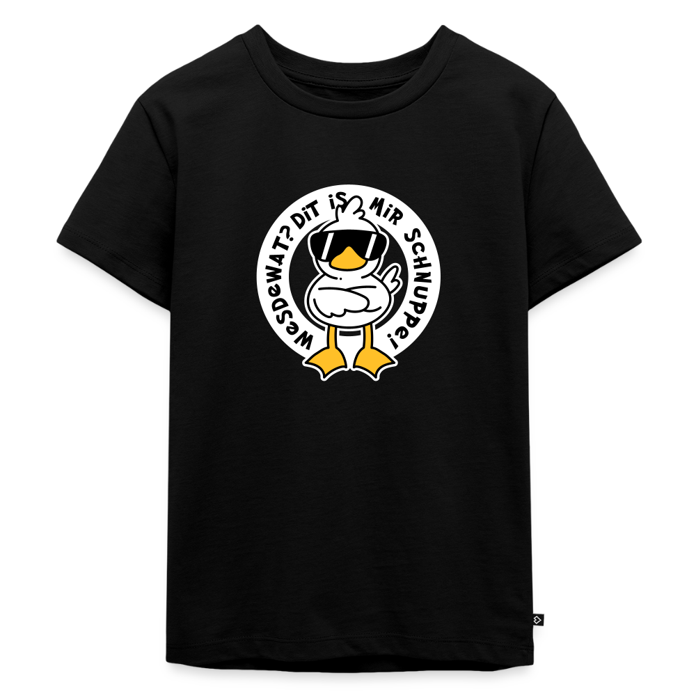 Wesdewat? - Kinder Premium T-Shirt - Schwarz