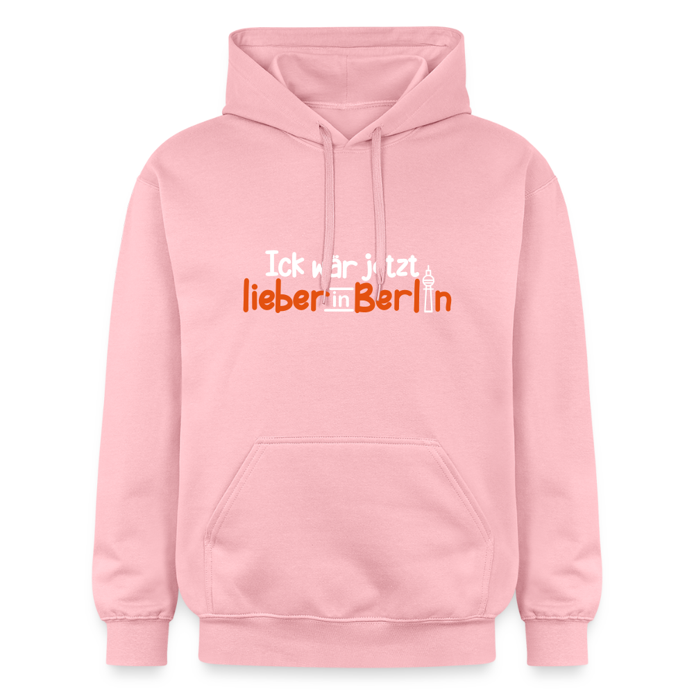 Ick wär jetzt lieber in Berlin - Hoodie - Hellrosa