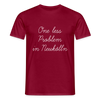 One Less Problem in Neukölln - Männer Premium T-Shirt - Ziegelrot
