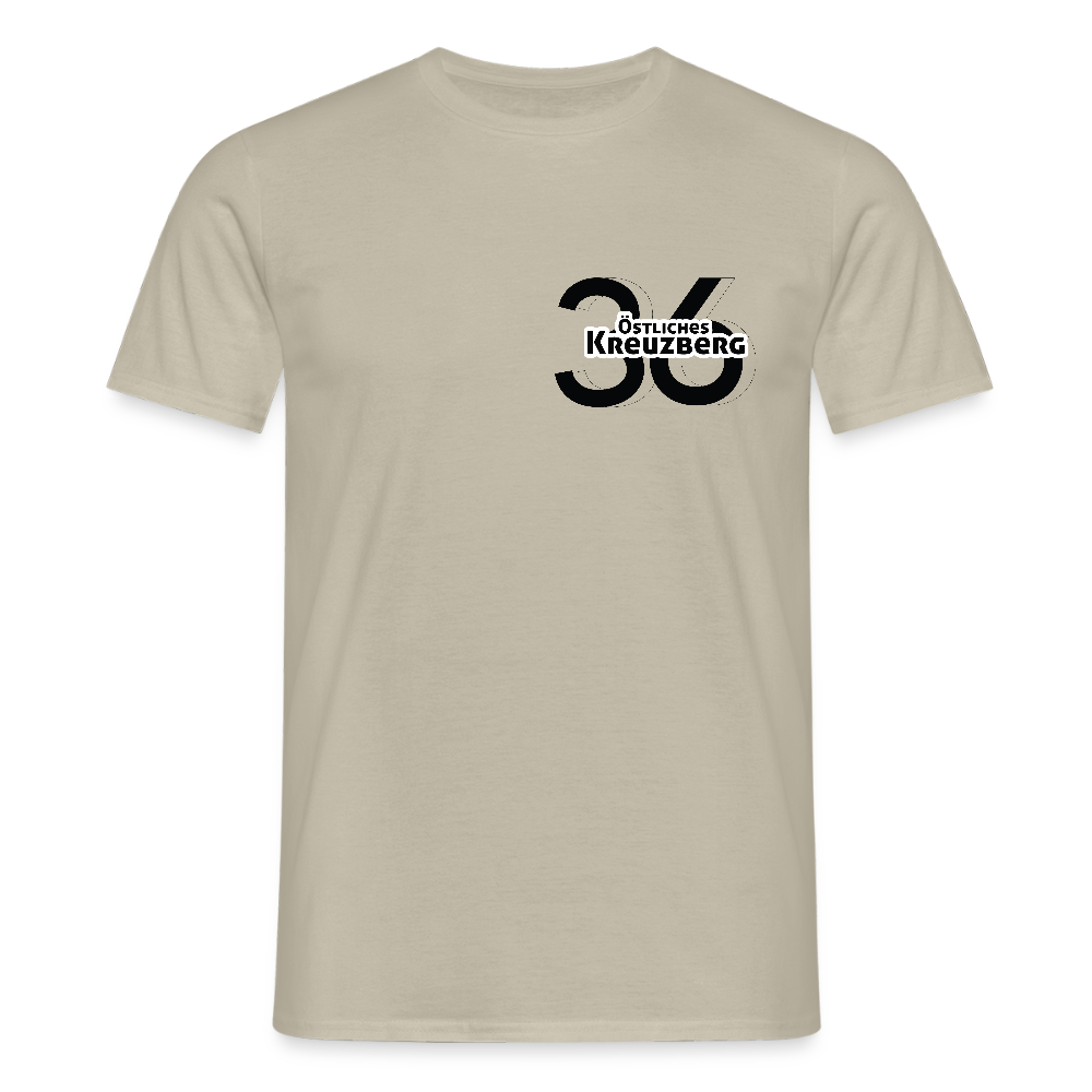 Östliches kreuzberg - Männer Premium T-Shirt - Sandbeige