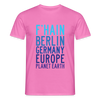 F'hain - Planet Earth - Männer Premium T-Shirt - Pink