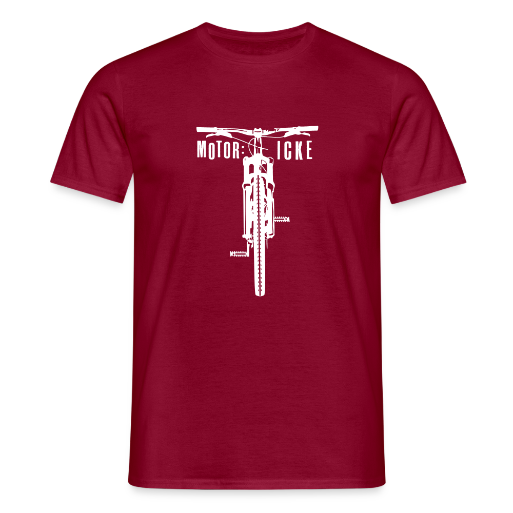 Motor icke - Männer Premium T-Shirt - Ziegelrot