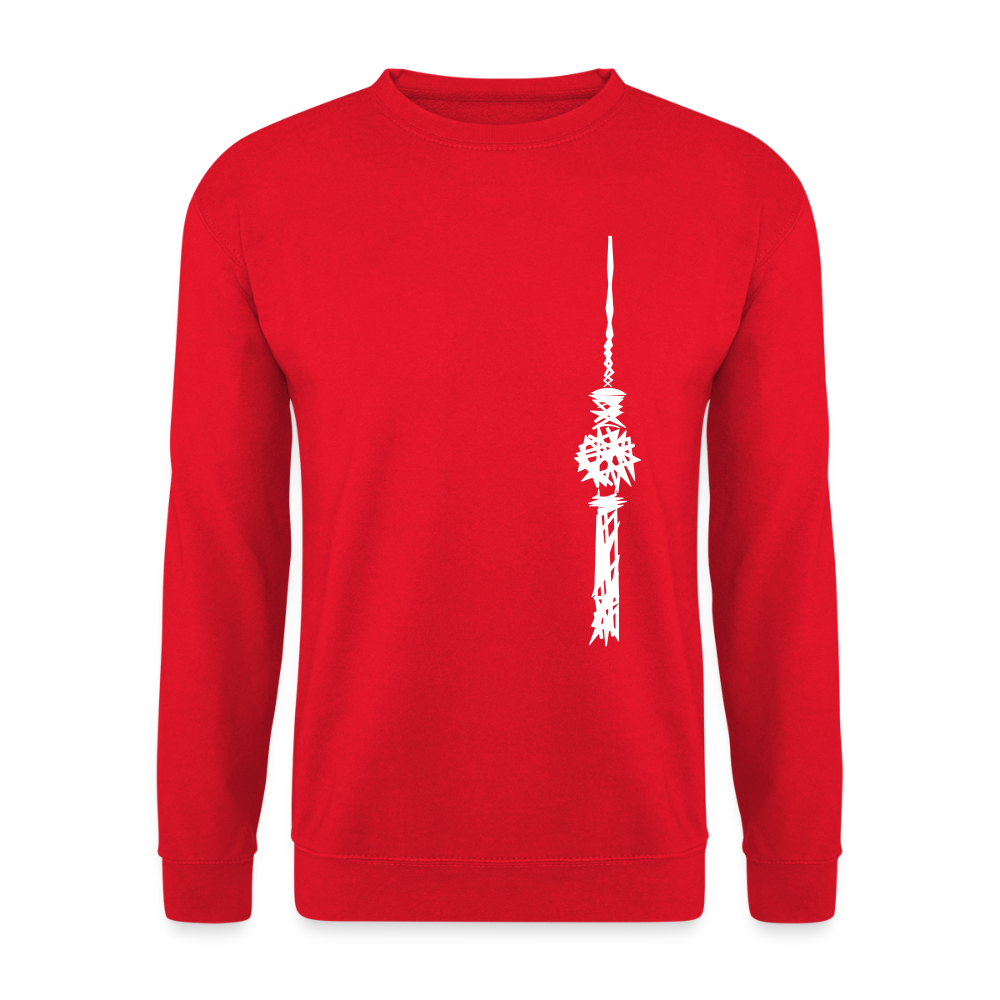Fernsehturm Zick zack - Unisex Pullover - Rot