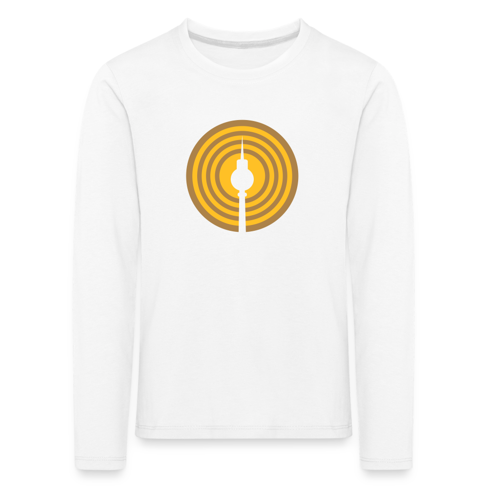 Berlin im Fokus - Kinder Langarmshirt - Weiß