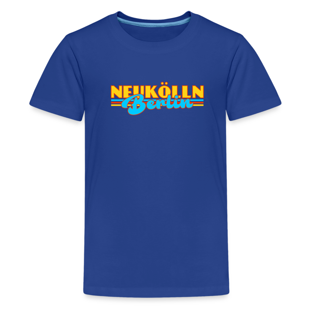 Neukölln Berlin Retro - Teenager Premium T-Shirt - Königsblau