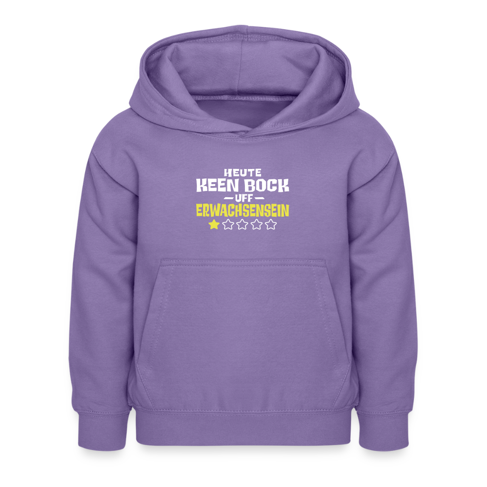 Keen Bock uff Erwachsensein - Kinder Hoodie - Lavendel