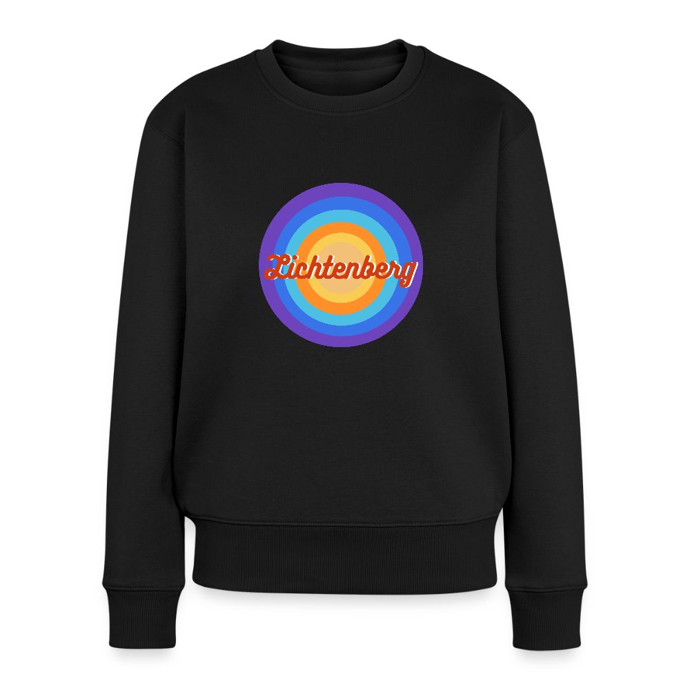 Lichtenberg Retro - Frauen Premium Pullover - Schwarz