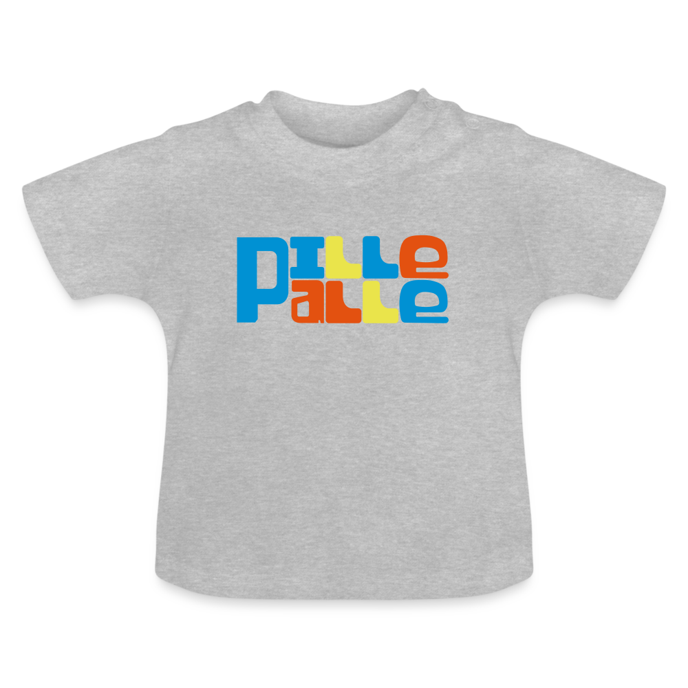 Pillepalle - Baby T-Shirt - Grau meliert