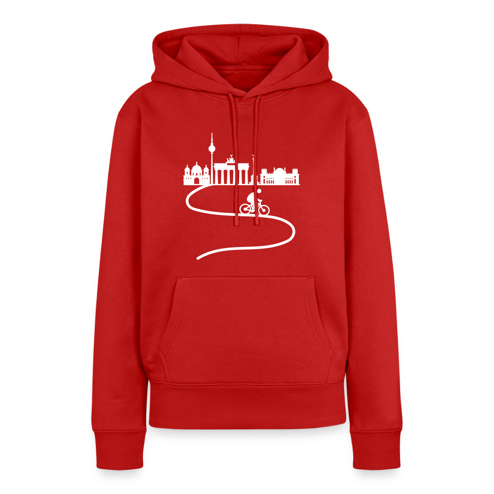 Aus der Stadt - Frauen Premium Hoodie - Rot