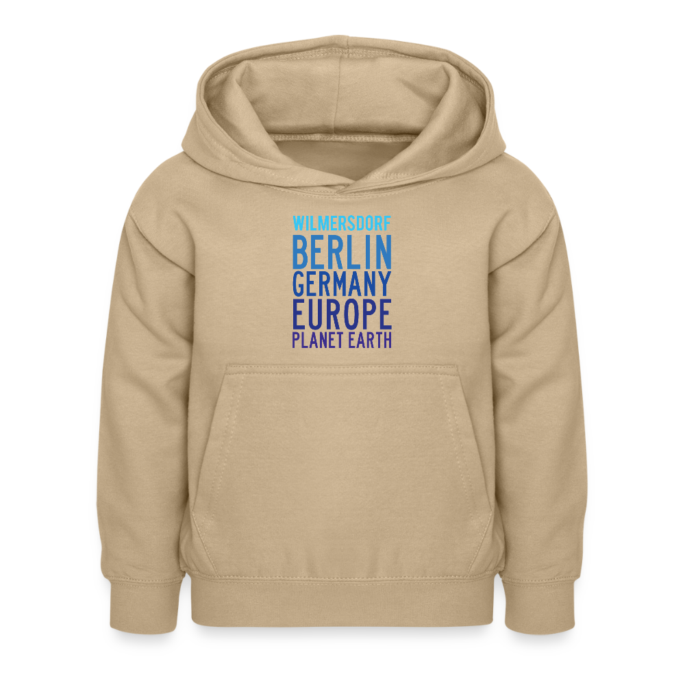 Wilmersdorf Planet Earth - Kinder Hoodie - Sand