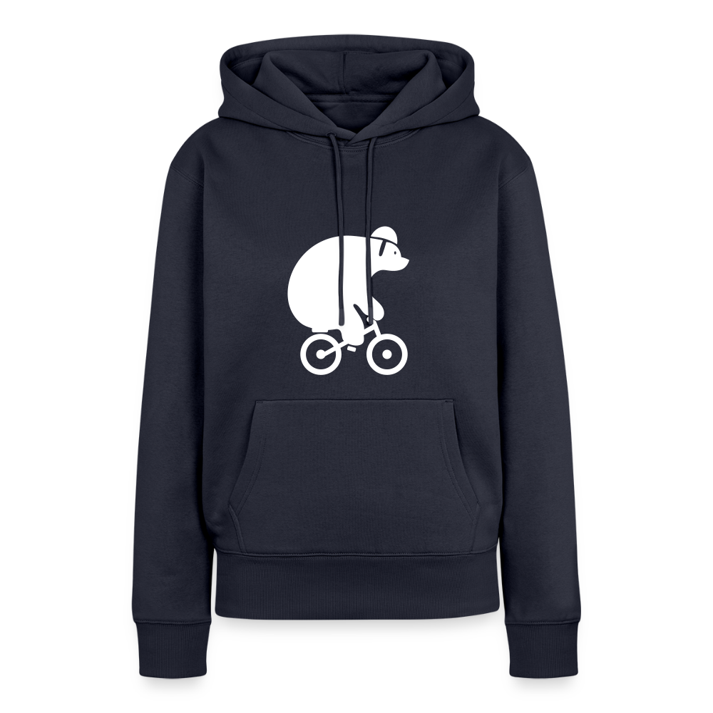 Fahrradbär - Frauen Premium Hoodie - Navy