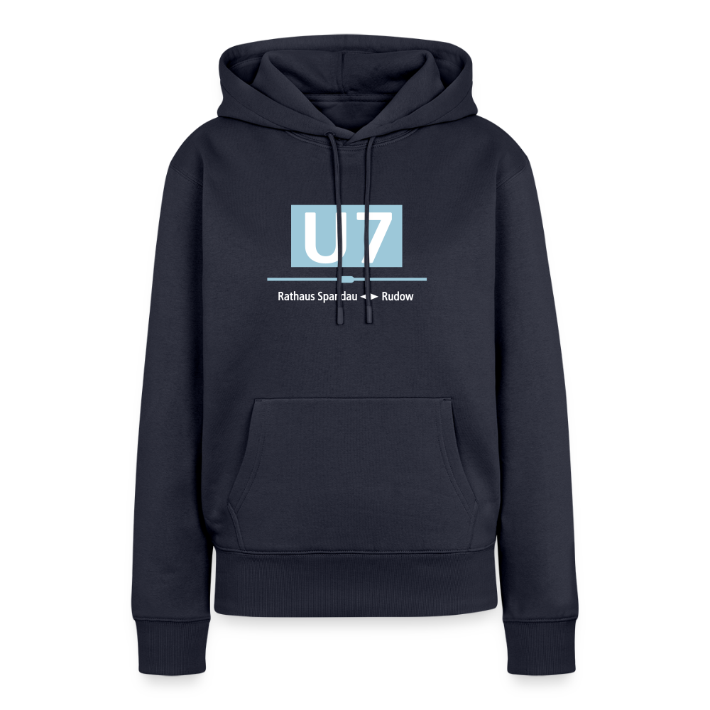 U7 - Frauen Premium Hoodie - Navy
