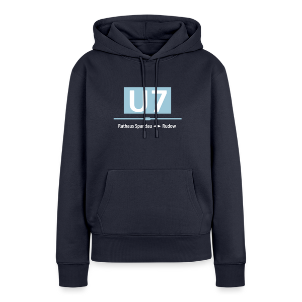 U7 - Frauen Premium Hoodie - Navy
