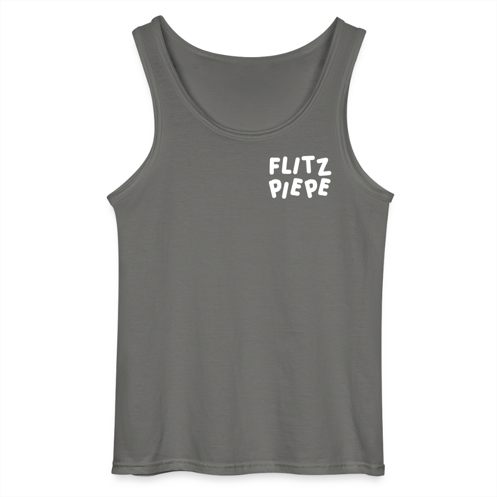 Flitz piepe - Männer Tank Top - Anthrazit