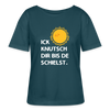 Ick knutsch dir Sonne! - Relaxed Rundhals Frauen Bio-T-Shirt - Dunkles Petrol