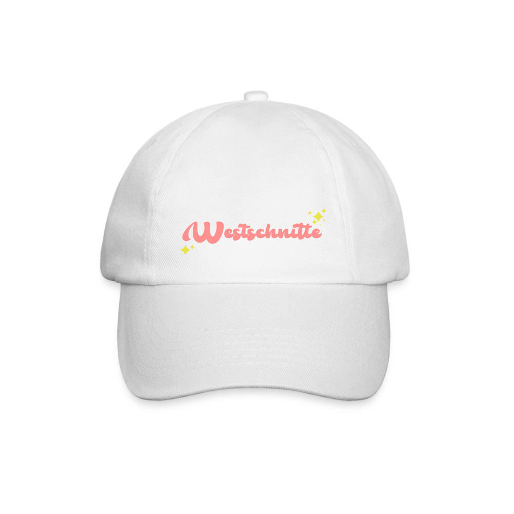 Westschnitte - Baseball Cap - Weiß/Weiß