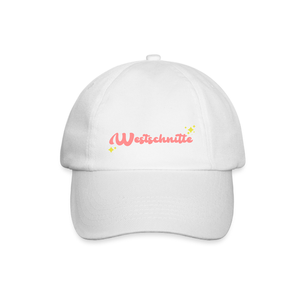 Westschnitte - Baseball Cap - Weiß/Weiß