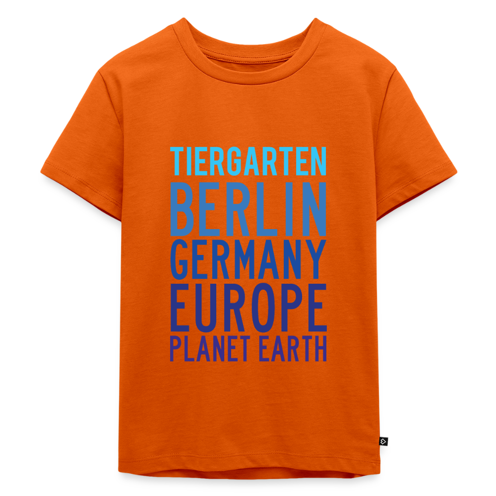 Tiergarten Planet Earth - Kinder Premium T-Shirt - Orange 