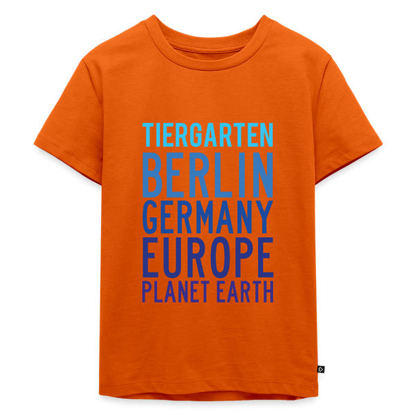 Tiergarten Planet Earth - Kinder Premium T-Shirt - Orange 