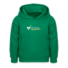 wär ick mal liejenjeblieben - Kinder Hoodie - Kelly Green