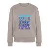 Grunewald Planet Earth - Frauen Premium Pullover - Taupe