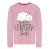 Warn hata Tach - Kinder Langarmshirt - Hellrosa