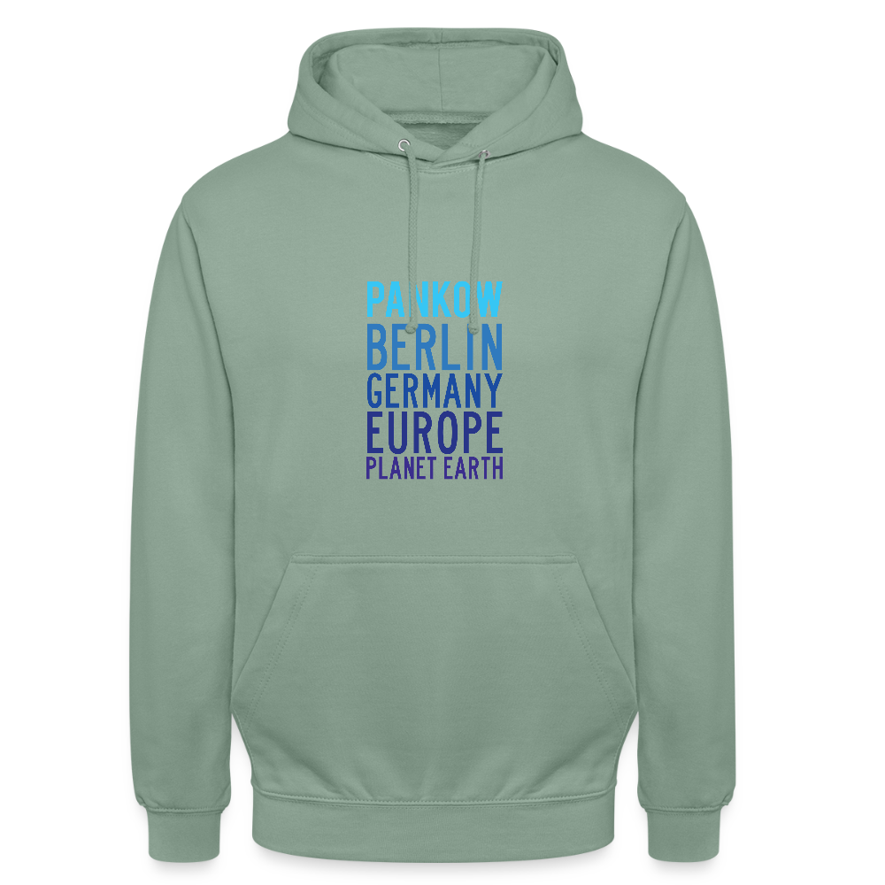 Pankow Planet Earth - Unisex Hoodie - Graugrün