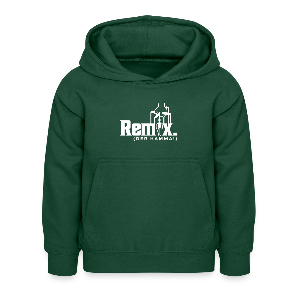 Remix. - Kinder Hoodie - Flaschengrün