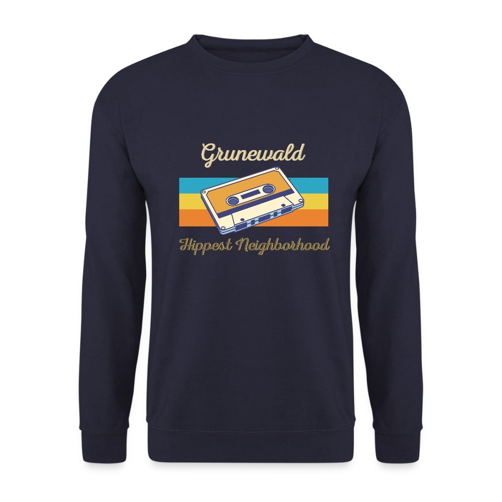 Grunewald Hippest Neighborhood - Unisex Pullover - Navy