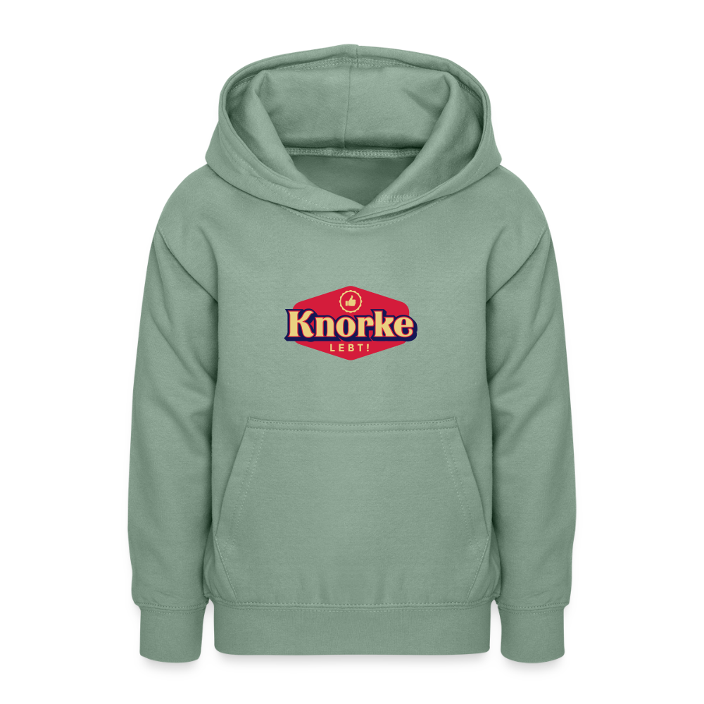 KNORKE lebt! - Teenager Hoodie - Graugrün
