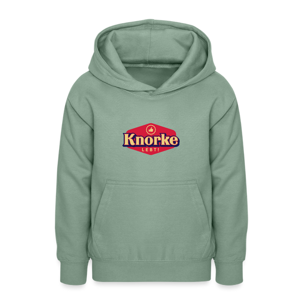 KNORKE lebt! - Teenager Hoodie - Graugrün