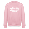 sorry, hab nich zujehört... - Unisex Bio Sweatshirt - Hellrosa