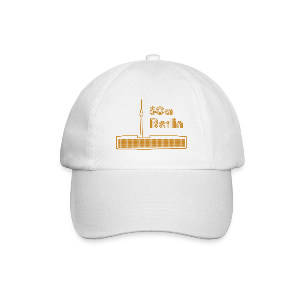 Berlin 80er - Baseball Cap - Weiß/Weiß