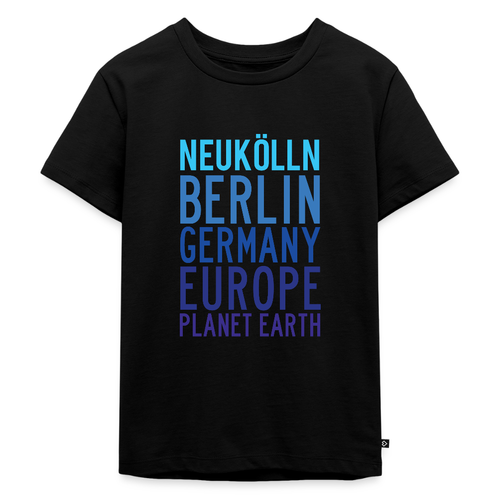 Neukölln Planet Earth - Kinder Premium T-Shirt - Schwarz