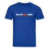 Bin uff Bier-Diät! (schon 3 Tage valorn) - Unisex Bio T-Shirt - Dunkelblau