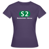 S2 - Frauen Premium T-Shirt - Dunkellila