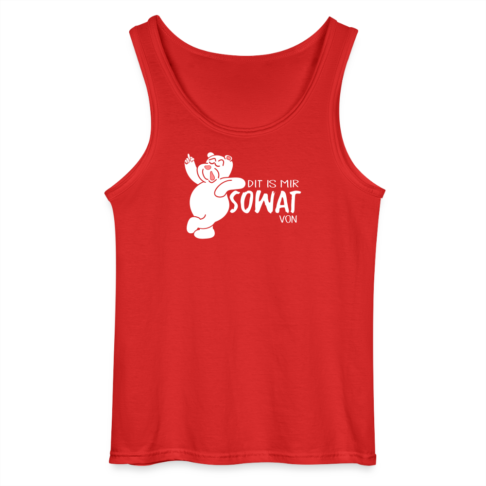 Dit is mir sowat von - Männer Tank Top - Rot