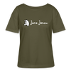 Janz Jenau - Relaxed Rundhals Frauen Bio-T-Shirt - Khaki