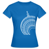 Der Turm von unten - weiß - Frauen Premium T-Shirt - Royalblau